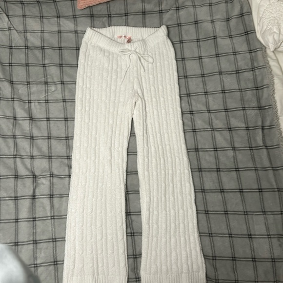 Aesthetic white pyjama pants - Picture 2 of 7